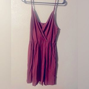 Burgundy dress with pockets size XL